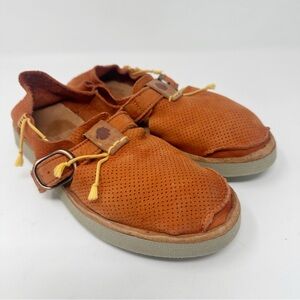 Santorisan Marnie Perforated Suede Shoes